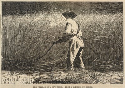 新战场上的老兵》，摘自《弗兰克-莱斯利画报》，1867 年 7 月 13 日 作者 温斯洛·荷马