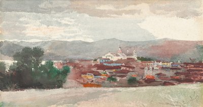古巴圣地亚哥的景色，1885年。 作者 温斯洛·荷马