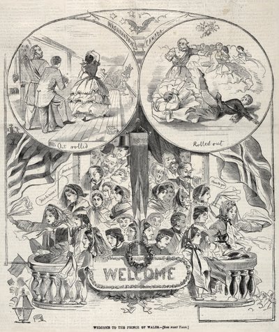 欢迎来到威尔士亲王，1860年。 作者 温斯洛·荷马