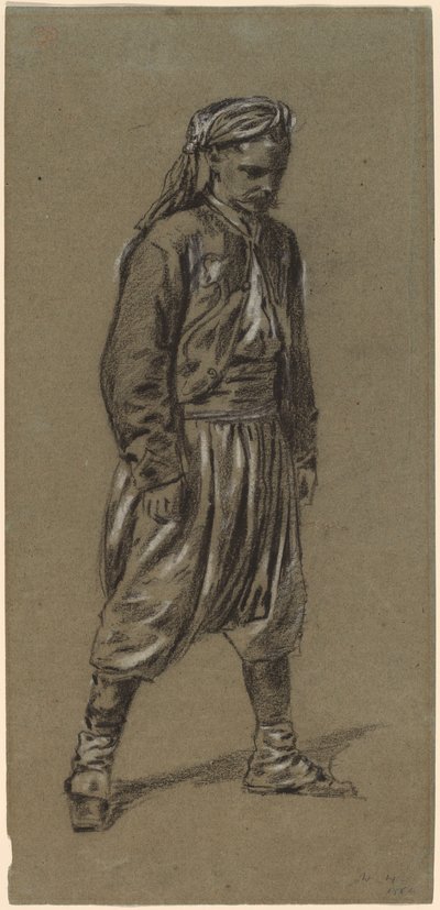 Zouave, 1864年。 作者 温斯洛·荷马