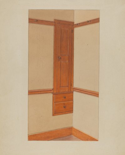 壁橱和抽屉，约1938年。 作者 温斯洛·里奇