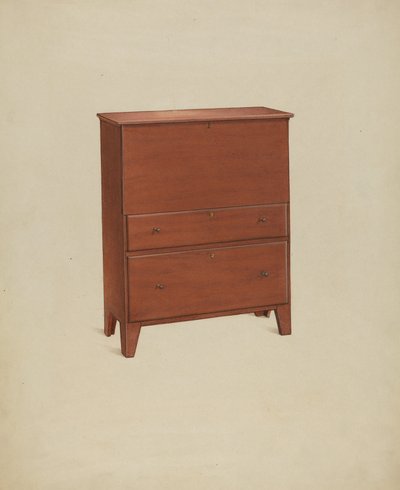 谢克尔抽屉柜，1937年。 作者 温斯洛·里奇