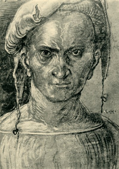 1522年，一个男人的肖像，1943年 作者 沃尔夫·胡伯