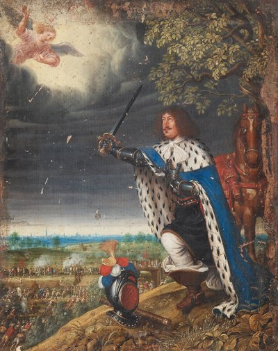 Frederic III de Danemark - Frederick III of Denmark at the Battle of Nyborg on November 14 作者 沃尔夫冈·海姆巴赫