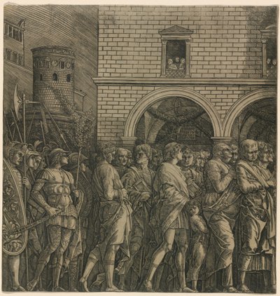 凯撒的胜利元老院 作者 Andrea Mantegna 工作室
