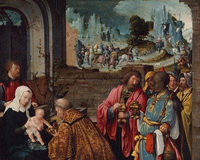 麦琪的崇拜》，151525。 作者 Cornelis Engebrechtsz 的工作室。