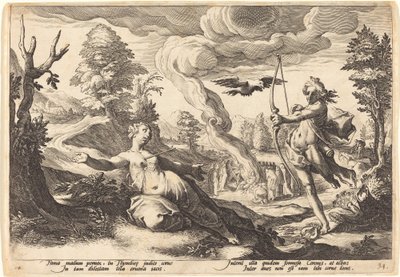 阿波罗杀戮科罗尼斯 作者 Hendrick Goltzius 工作室，Hendrick Goltzius 之后