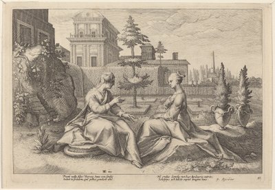 朱诺在贝罗的形式，警告塞梅尔 作者 Hendrick Goltzius 工作室，Hendrick Goltzius 之后