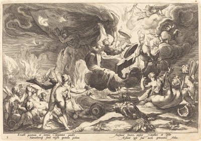 辉腾的陨落 作者 Hendrick Goltzius 工作室，Hendrick Goltzius 之后