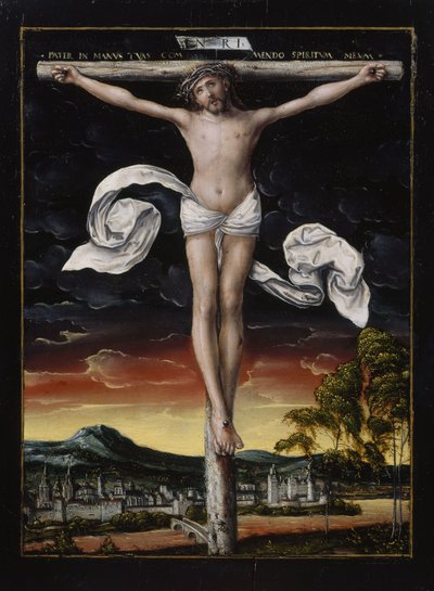 十字架上的基督 作者 卢卡斯·克拉纳赫（Lucas Cranach）讲习班