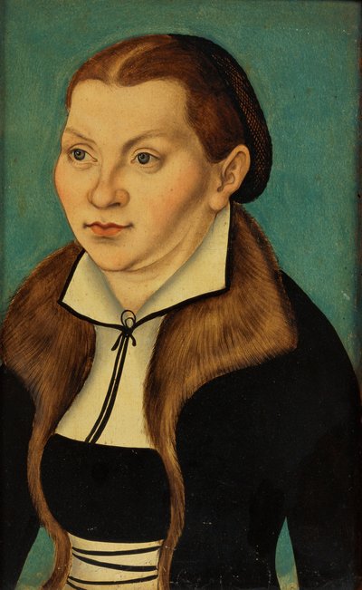 路德及其妻子肖像双联画 作者 卢卡斯·克拉纳赫（Lucas Cranach）讲习班