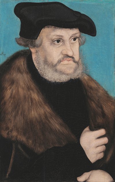萨克森选帝侯弗里德里希三世 作者 卢卡斯·克拉纳赫（Lucas Cranach）讲习班