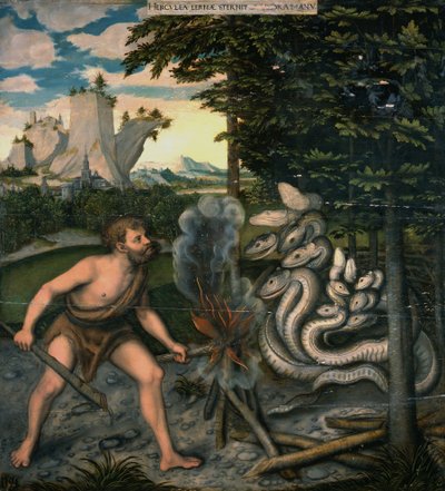 大力士与九头蛇 作者 卢卡斯·克拉纳赫（Lucas Cranach）讲习班