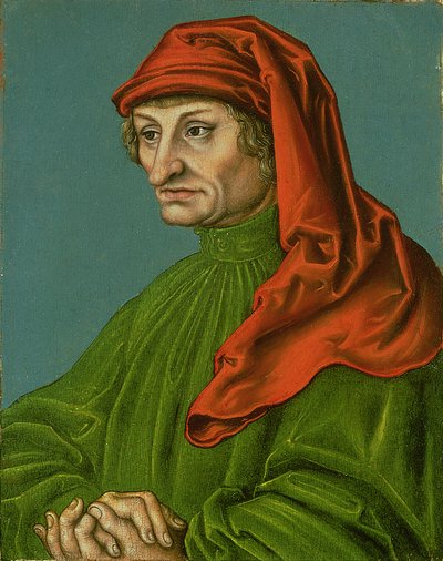 鲁道夫-阿格里科拉肖像 作者 卢卡斯·克拉纳赫（Lucas Cranach）讲习班