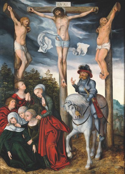 耶稣受难 作者 卢卡斯·克拉纳赫（Lucas Cranach）讲习班