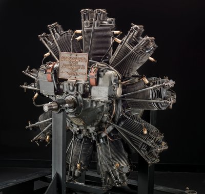 莱特旋风J-4B，伯德北极飞行，径向9引擎，约1926年。 作者 莱特航空
