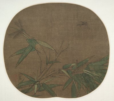 竹子和昆虫，1100年代末。 作者 吴兵