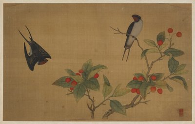 鸟类和水果 作者 吴章