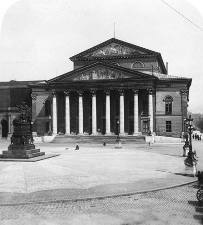 国家大剧院，德国慕尼黑，c1900年。 作者 沃思和儿子