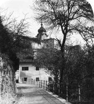 奥地利萨尔茨堡农农贝格修道院，建于大约1900年代。 作者 沃思和儿子
