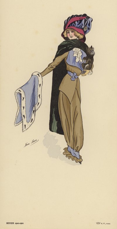 1910-1911冬季时装 作者 泽维尔·萨格（Xavier Sager）