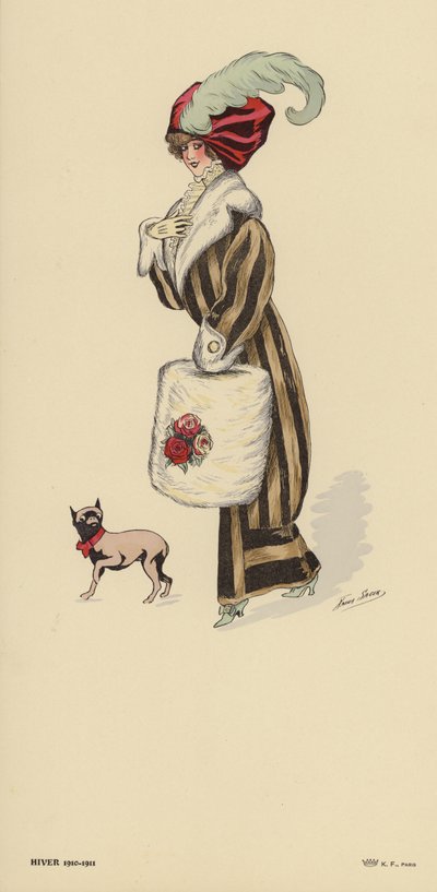 1910-1911冬季时装 作者 泽维尔·萨格（Xavier Sager）