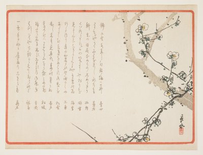 （梅花） 作者 矢部长水