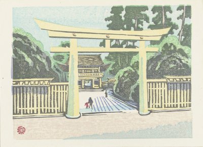 明治寺 明治神宫（物品上的标题） 东京的回忆（系列名） 东京贝子zue（系列名） 作者 植村真郎