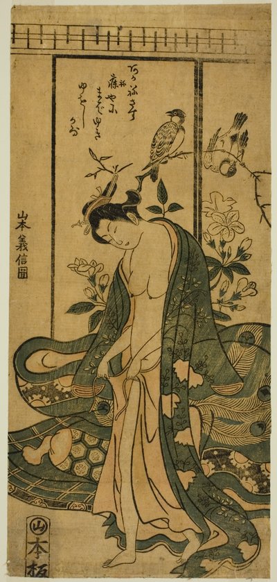 年轻女子着装 作者 山本义信