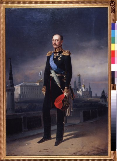 皇帝尼古拉一世肖像 作者 叶戈尔 (d.1891) 博特曼