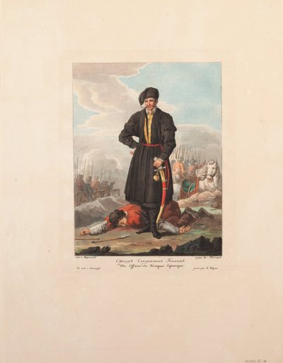 Zaporozhian哥萨克军官，1812年 作者 叶戈尔·卡尔涅耶夫