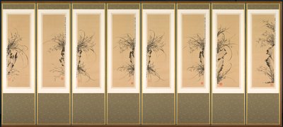兰花和岩石，1897-98。 作者 易河英