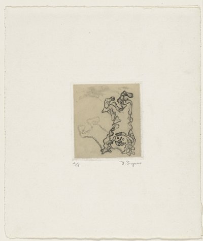 手倒立 作者 菅野洋（艺术家签名）