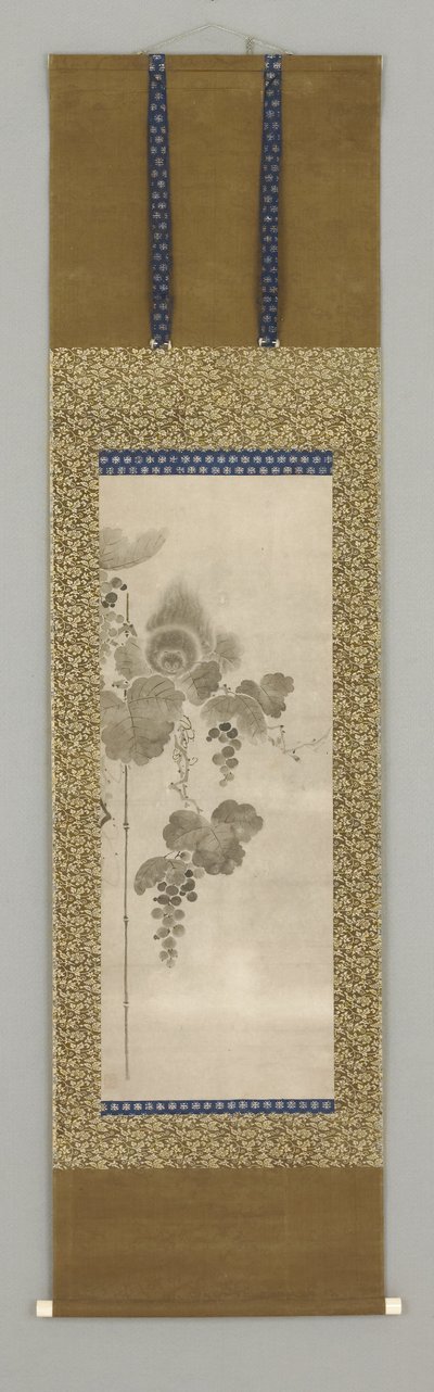 带松鼠的葡萄藤 作者 阳月阳月