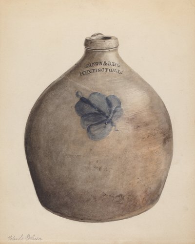 水壶，约1937年。 作者 约兰德·德拉瑟