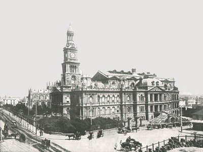 1895年，澳大利亚悉尼，新市政厅。 作者 约克和儿子