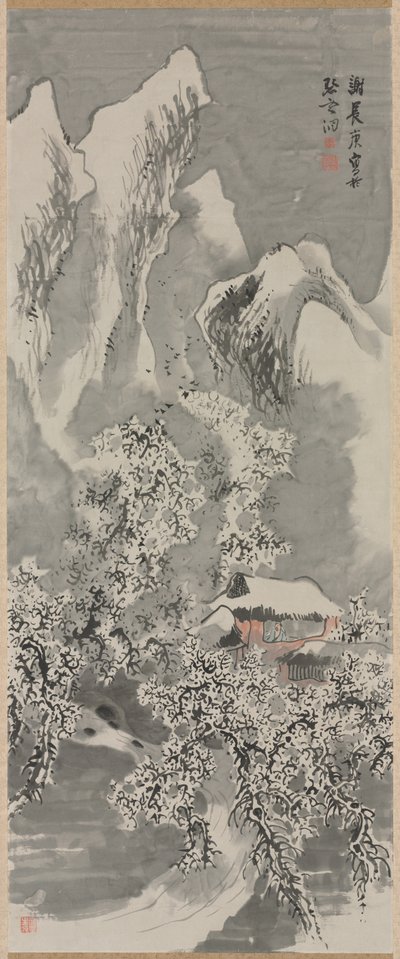 雪景 作者 Yosa Buson