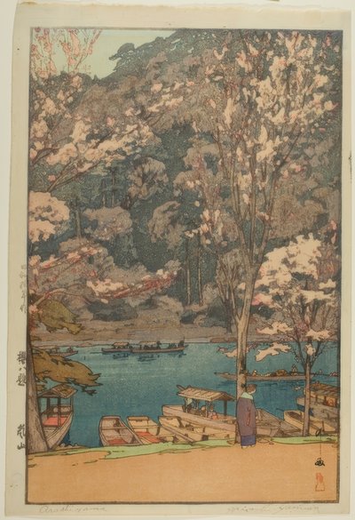 岚山，出自 "樱花八景 "系列 作者 吉田宏