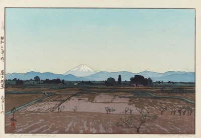 从武藏野看富士山 作者 吉田宏