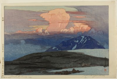 五木山（Goshikihara），来自 "日本阿尔卑斯山十二景（Nihon arupusu junidai no uchi）"系列 作者 吉田宏