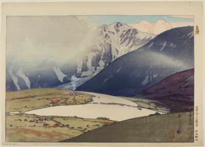 Tateyama Betsuzan，来自 "日本阿尔卑斯山十二景 "系列 作者 吉田宏