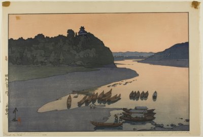 木曾河，来自 "穗亭#85 "系列 作者 吉田宏