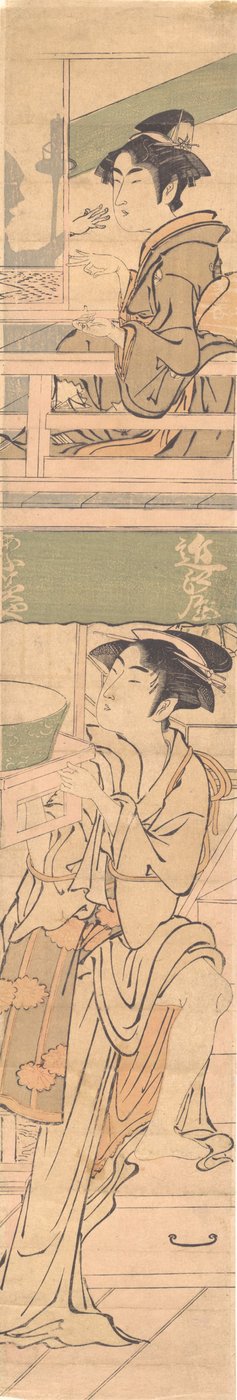 两个女人。 作者 鸟山由美明。