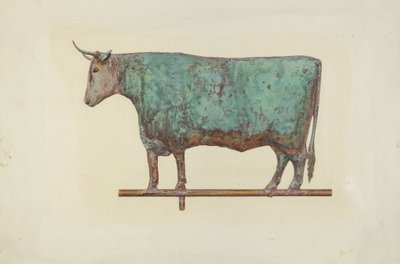Steer风向标，约1941年。 作者 扎贝尔·米西里安