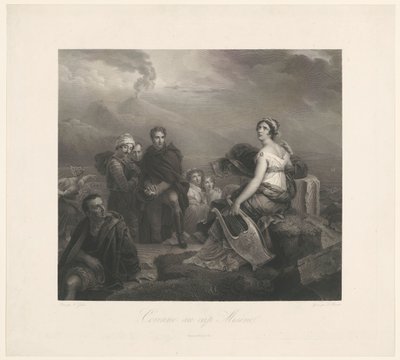 科琳娜与米塞纳尔角的绞盘
Corinne au cap Misènel（标题见实物） 作者 杜兰德和索夫
