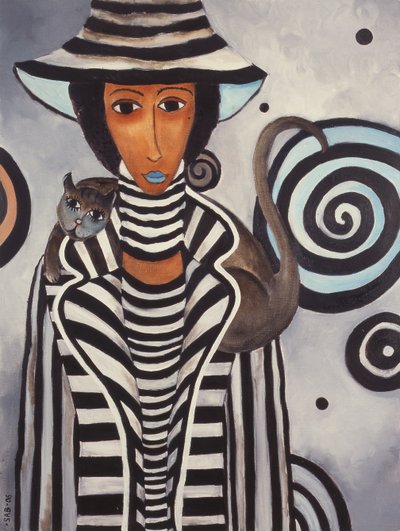 黑白，2005（布面油画） 作者 Zanara Sabina Nedelcheva Williams