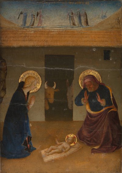 耶稣降生。 作者 Benedetto Strozzi 的 Zanobi
