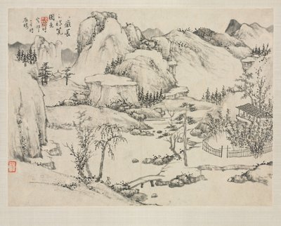 各种风格的山水画册：黄公望笔下的长白山风光 作者 Zha Shibiao