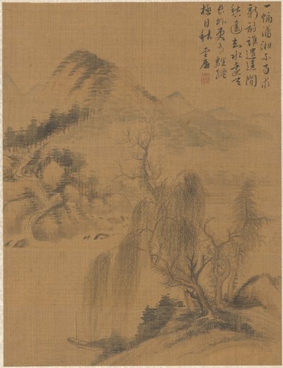 风景，1775年。 作者 翟达坤