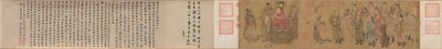蛮族皇室成员拜佛，900年代。 作者 赵光福